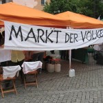 Markt der Völker, ein Stand des Weltladens Eisenach